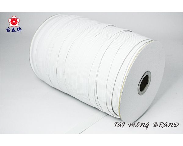 台孟牌 走馬 鬆緊帶 3.5mm(4c) 144碼 白色(包裝、走馬帶、拼布材料、束帶、久帶、伸縮、縫紉、彈性、彈力)-