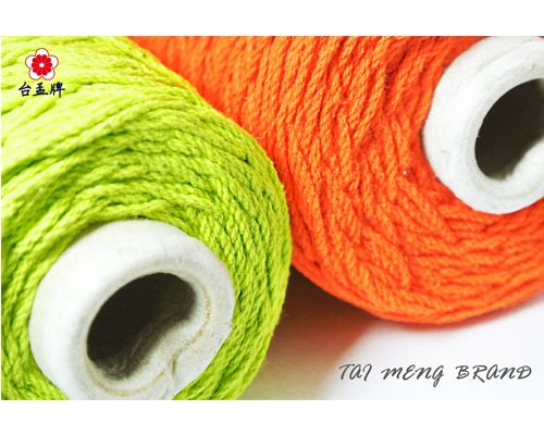 台孟牌 染色純棉繩 20色 一公斤包裝(束口袋、麻花繩、細棉繩、彩色棉繩、棉線、編織、手工藝、DIY、包裝、吊繩、材料)-