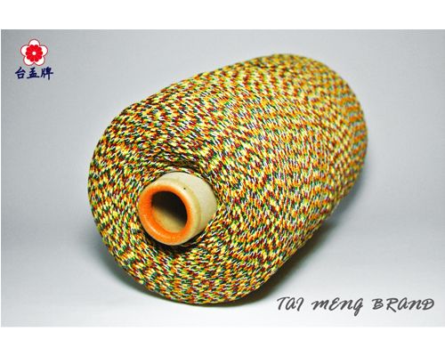 台孟牌 五色線 加金蔥 半公斤包裝 三種尺寸 (編織、手環、串珠、中國結、項鍊、DIY、七色、彩色、繩子、宗教、材料)-