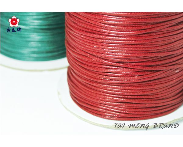 台孟牌 仿皮繩 1mm 150碼(皮繩、串珠、臘繩、束口繩、編織、包裝、手工藝、DIY、綑綁繩、包裝、項鍊、手環、蠟線)-