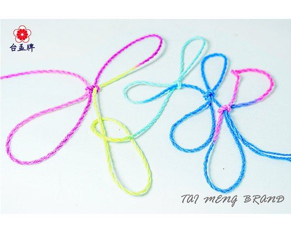 台孟牌 五彩 染色 棉繩 1.5mm (麻花繩、細棉繩、彩色棉繩、棉線、編織、手工藝、DIY、包裝、吊繩、材料、天然)-