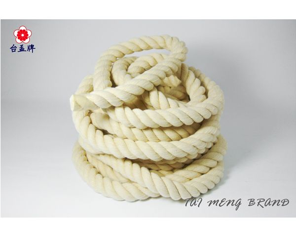 台孟牌 純天然 粗棉繩 一公斤包裝 (棉繩、麻花繩、背袋繩、童軍繩、園藝、綑綁繩、包裝、手工藝、DIY、吊繩、材料)