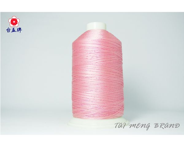 台孟牌 尼龍線 #15(三股) 3000碼 粉紅色 (縫紉線、車縫、手縫、皮革、帆布、鞋線、拼布、壓線、20番、手工藝)