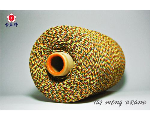 台孟牌 五色線 加金蔥 半公斤包裝 三種尺寸 (編織、手環、串珠、中國結、項鍊、DIY、七色、彩色、繩子、宗教、材料)-