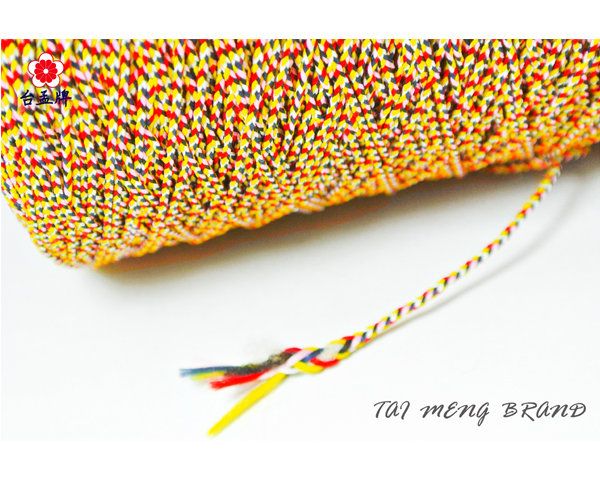 台孟牌 六色線 六六大順 半公斤包裝 (編織、手環、串珠、中國結、項鍊、DIY、七色、五色、彩色、繩子、宗教、材料)-