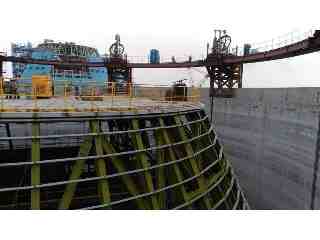 台電大林廠筒式煤倉