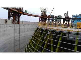 台電大林廠筒式煤倉