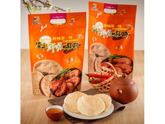 台南名產 非油炸蝦餅-辣味-安平小舖有限公司
