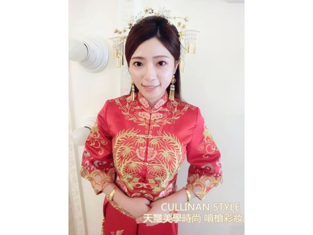中式新娘髮型-