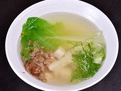 青菜豆腐湯-
