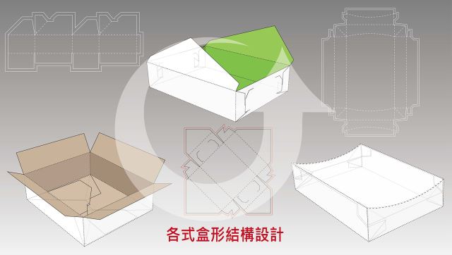 白盒&瓦楞盒&內襯_設計&盒形結構設計&製作-