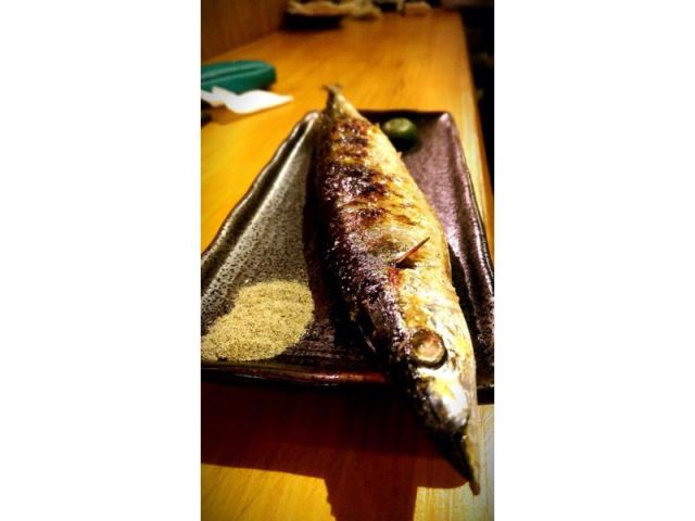 大安區平價串燒-秋刀魚-
