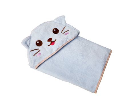 凱特貓浴袍巾