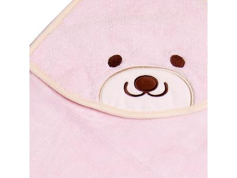 微笑貝爾熊浴包巾-