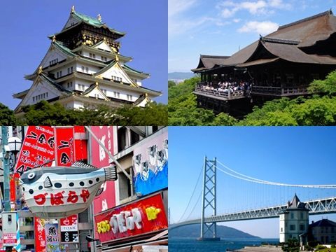 關西輕旅行～漫遊wifi機、三都物語、大阪半日閒五日(含稅)