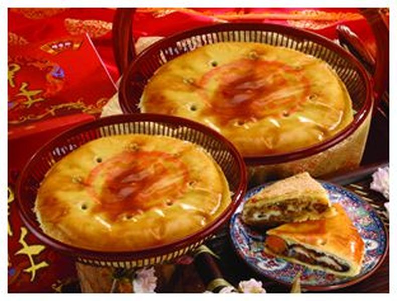 紅豆麻糬肉餅(奶素)-明香珍餅店