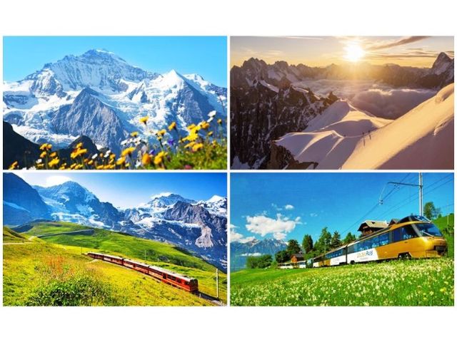 瑞士五大名峰、三大觀景列車深度12天-