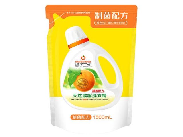 橘子工坊洗衣精-制菌配方補充包(1500ml)