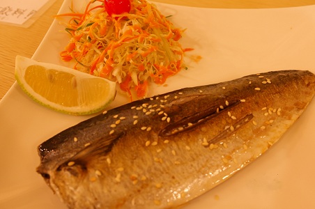 鹽煎鯖魚-