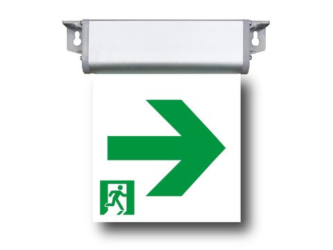 【新北市消防工程】避難方向指示燈(右向)-