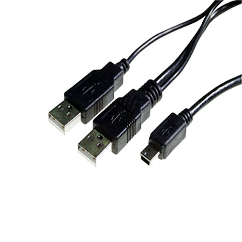 USB A公／A公+迷你5PIN 30／90CM-