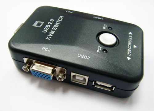 USB 2.0 KVM切換器1–2-