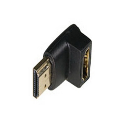 HDMI 19公 ／ 19母 鍍金90度 轉接頭-