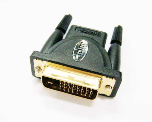 HDMI 19母 ／ DVI 24+1公 轉接頭-