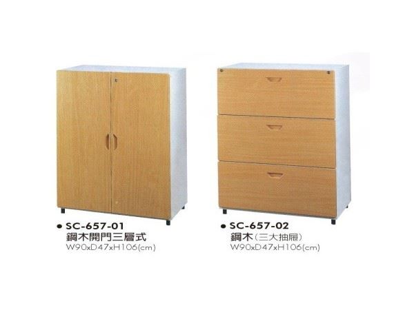 (SC-657)鋼木櫃-華芝商業機器股份有限公司