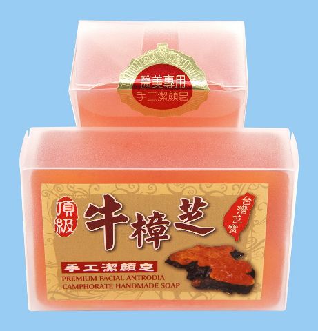 妍康頂級台灣牛樟芝手工潔顏皂經銷批發
