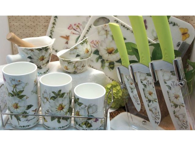 白山茶系列 杯碟、餐具、陶瓷刀