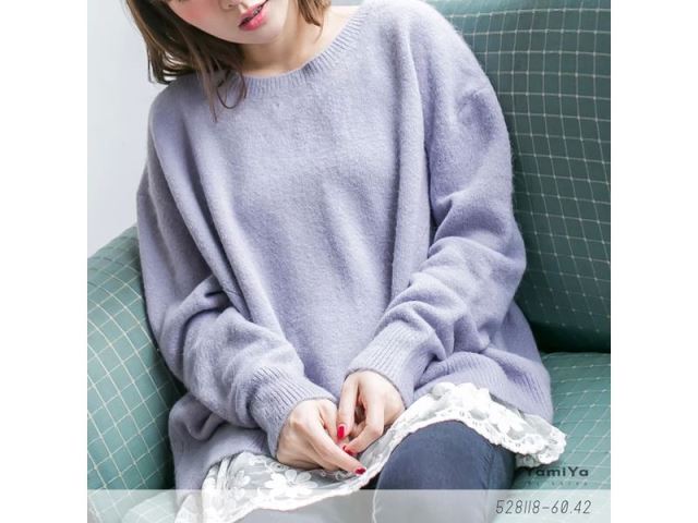 立體剪裁造型毛衣-網購韓服、日韓服飾、精品韓國衣服｜YamiYa