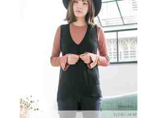 簡約造型羊毛背心