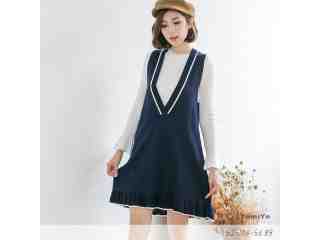 魚尾下擺背心裙