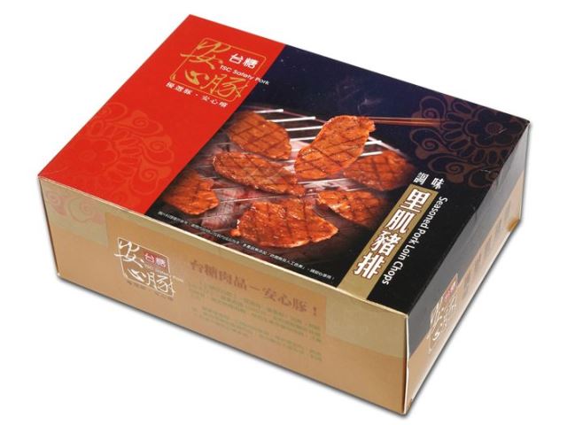台糖安心豚調理味里肌豬排(300g/盒)-
