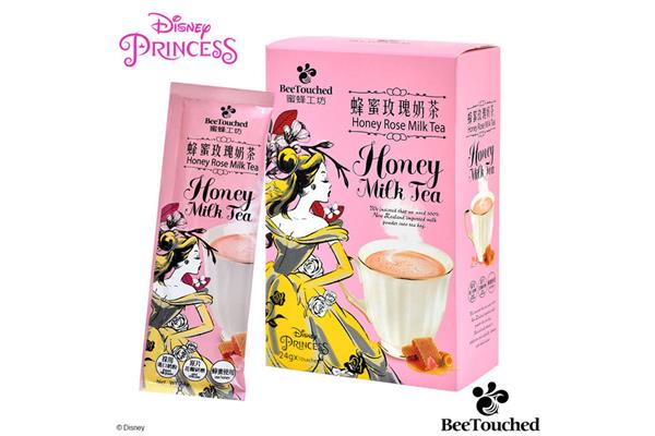 迪士尼公主系列-蜂蜜玫瑰奶茶ー奶茶堅果