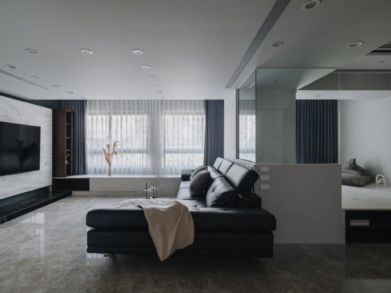 珍品灰墨岩｜麒麟室內設計